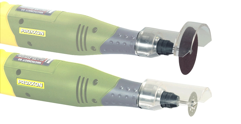 PROXXON 28946 Schutzvorrichtung für handgeführte MICROMOT-Geräte mit Ø 22mm & Ø38mm