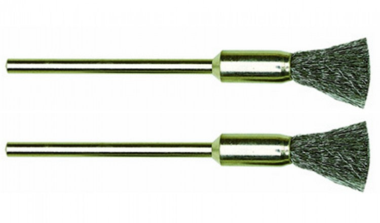 PROXXON 28951 Pinselbürsten Stahl, 8 mm, 2 Stück