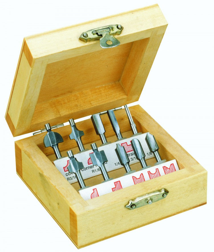 PROXXON 29020 Holzprofilfräser - Set, 10-teiliger Satz