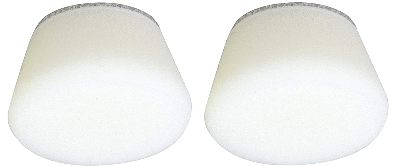 PROXXON 29076 Profi Polierschwamm hart 2 Stück, Klett Ø30mm weiß