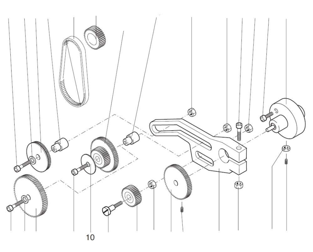 PROXXON 24004-00-10 Blechscheibe für Drehmaschine PD 230/E