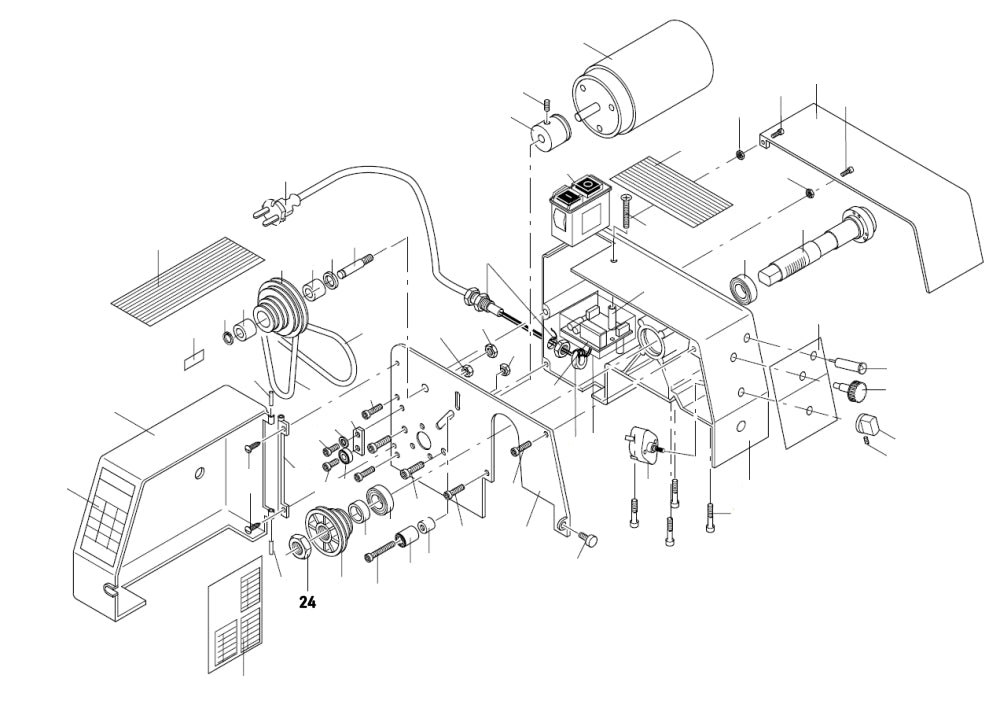 PROXXON 24004-01-24 Mutter für Drehmaschine PD 230/E