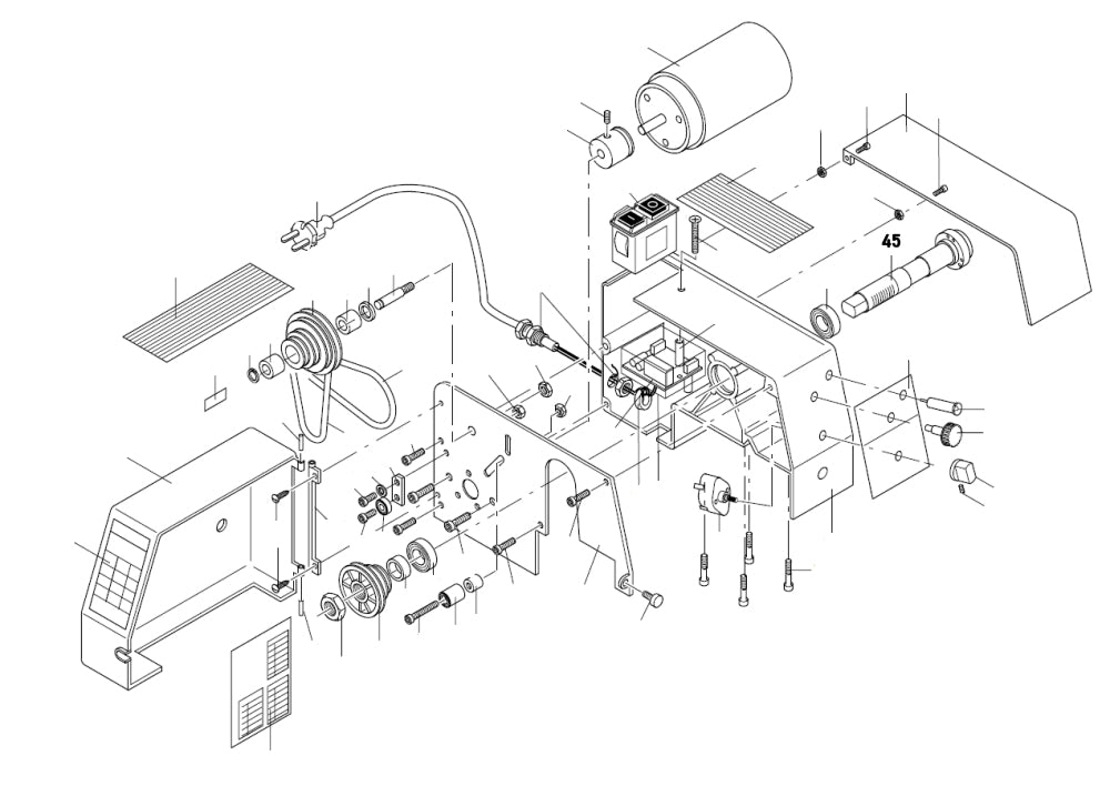 PROXXON 24004-01-45 Hauptspindel für Drehmaschine PD 230/E