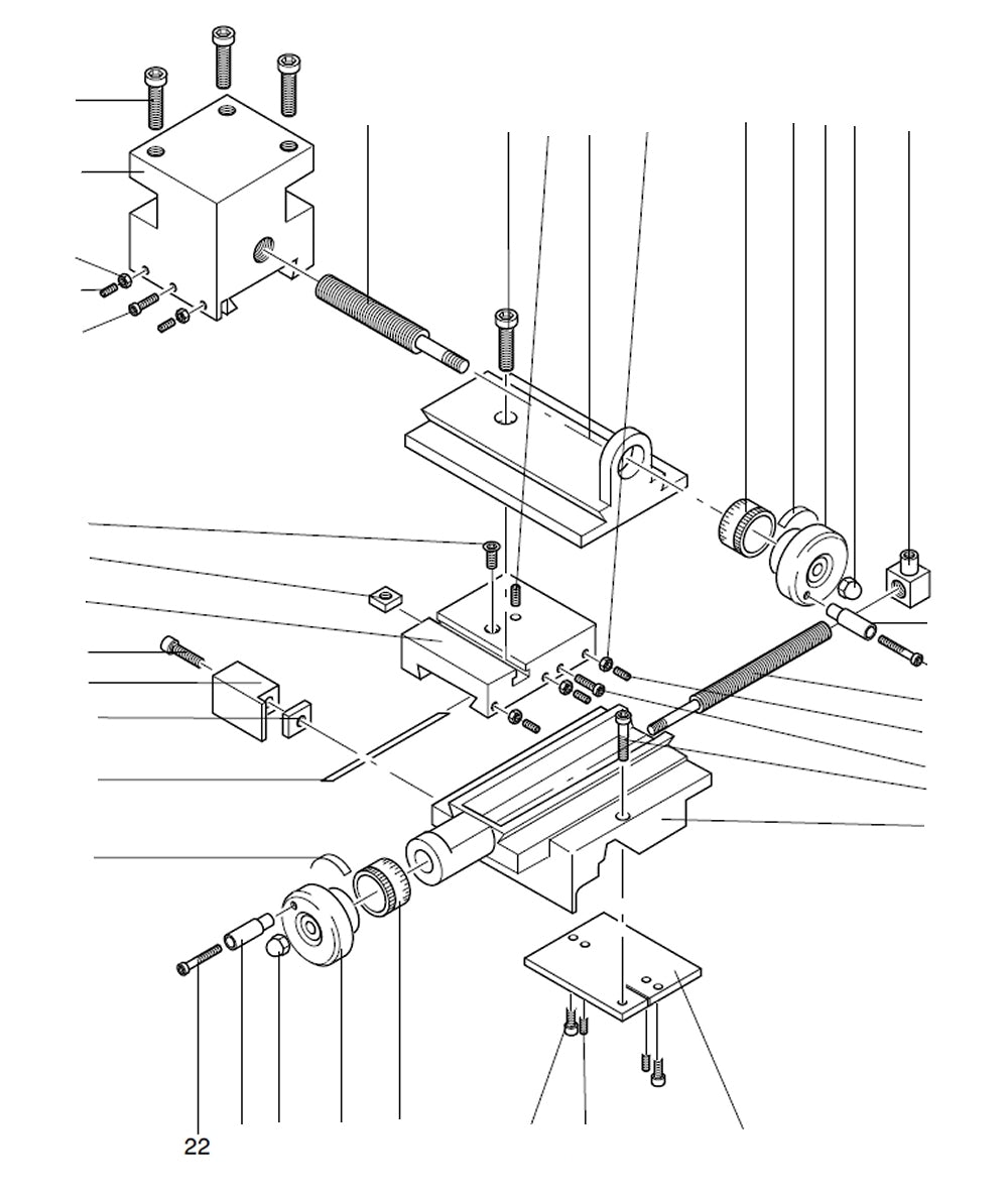 PROXXON 24004-03-22 Schraube für Drehmaschine PD 230/E