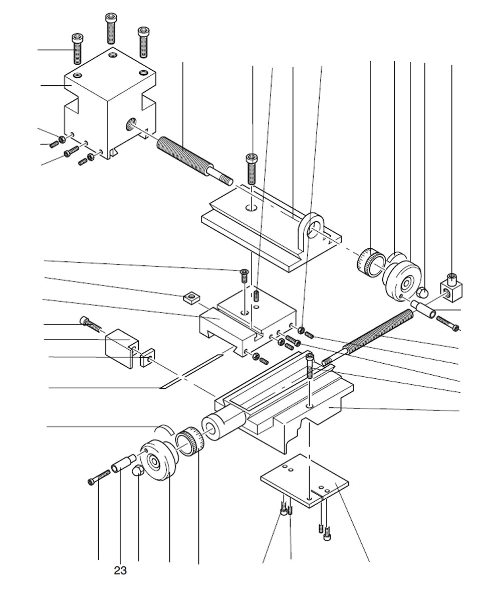 PROXXON 24004-03-23 Knopf für Drehmaschine PD 230/E