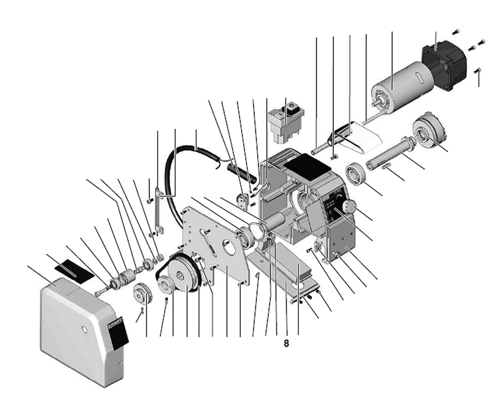 PROXXON 24150-01-08 Kunststoffplatte für FD 150/E