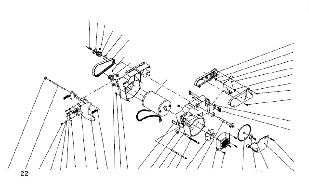 PROXXON 27070-22 Achse für Feinkreissäge FET