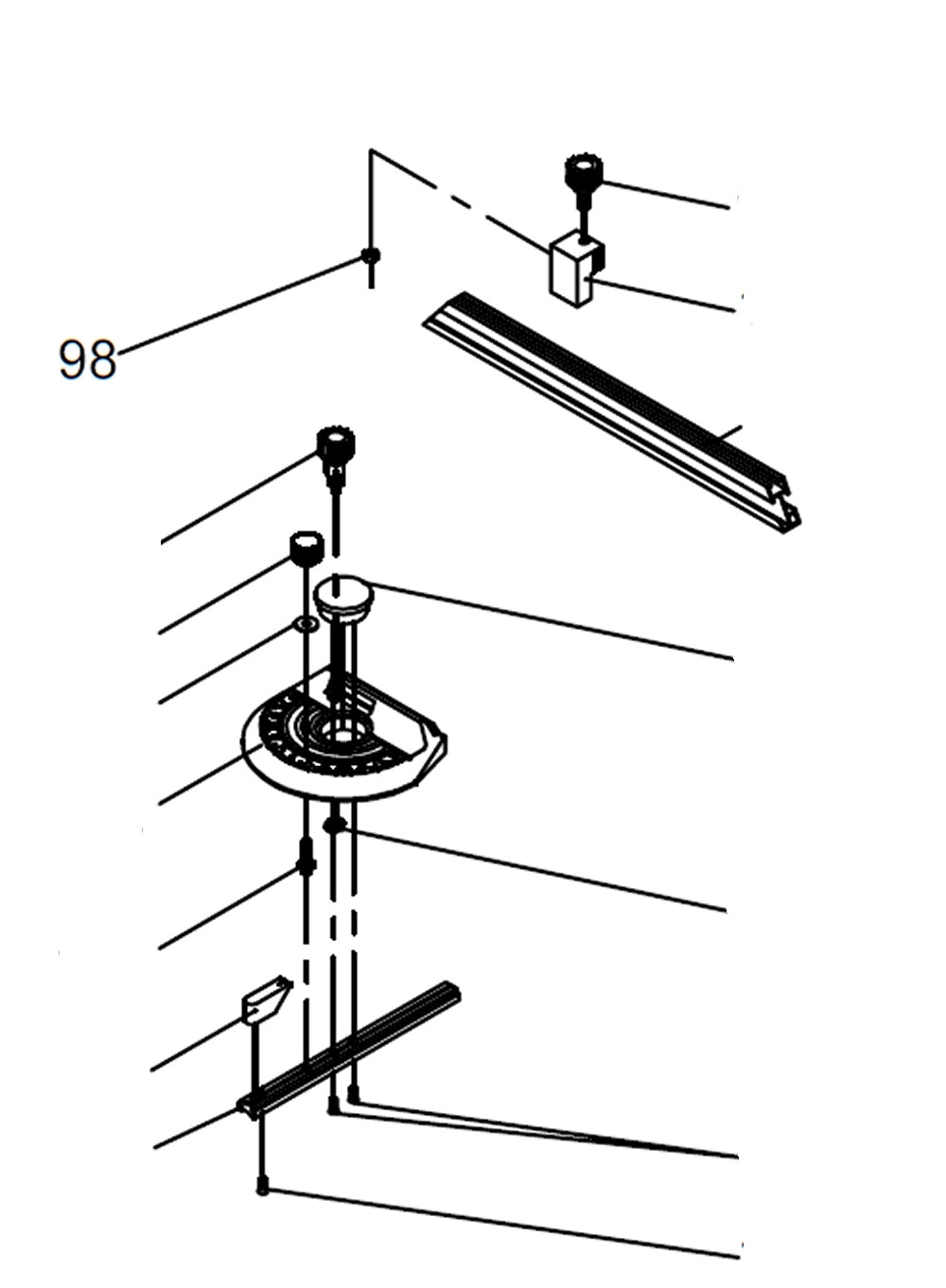 PROXXON 27070-98 Mutter für Feinkreissäge FET