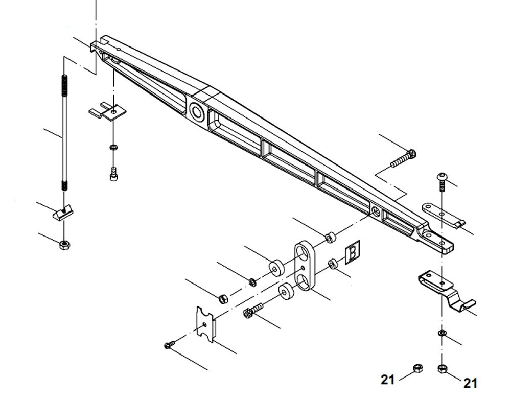PROXXON 27094-21 Mutter für Dekupiersäge DS460