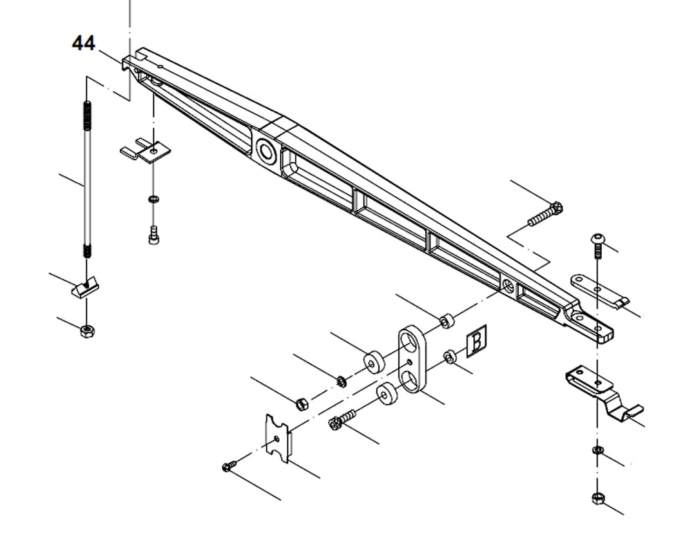 PROXXON 27094-44 Sägearm unten für Dekupiersäge DS460