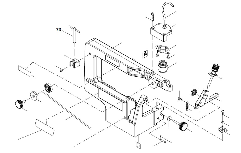PROXXON 27094-73 T-Griff Schlüssel für Dekupiersäge DS460