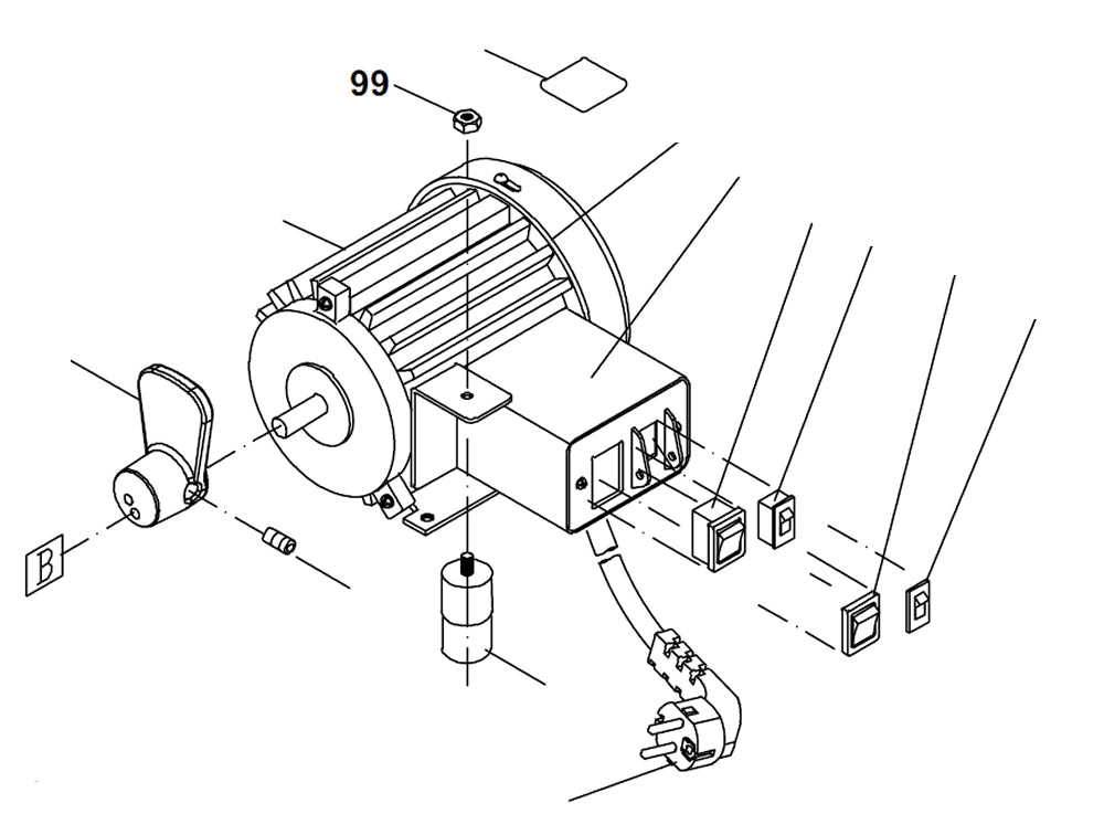 PROXXON 27094-99 Mutter für Dekupiersäge DS460