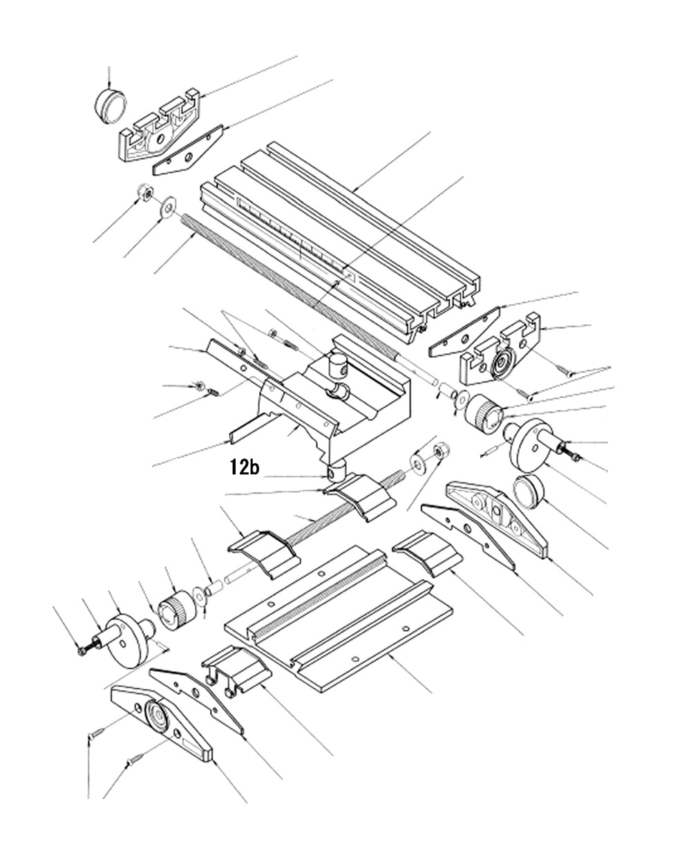PROXXON 27110-12b Spindelmutter für Y-Spindel für Micro-Fräse MF 70