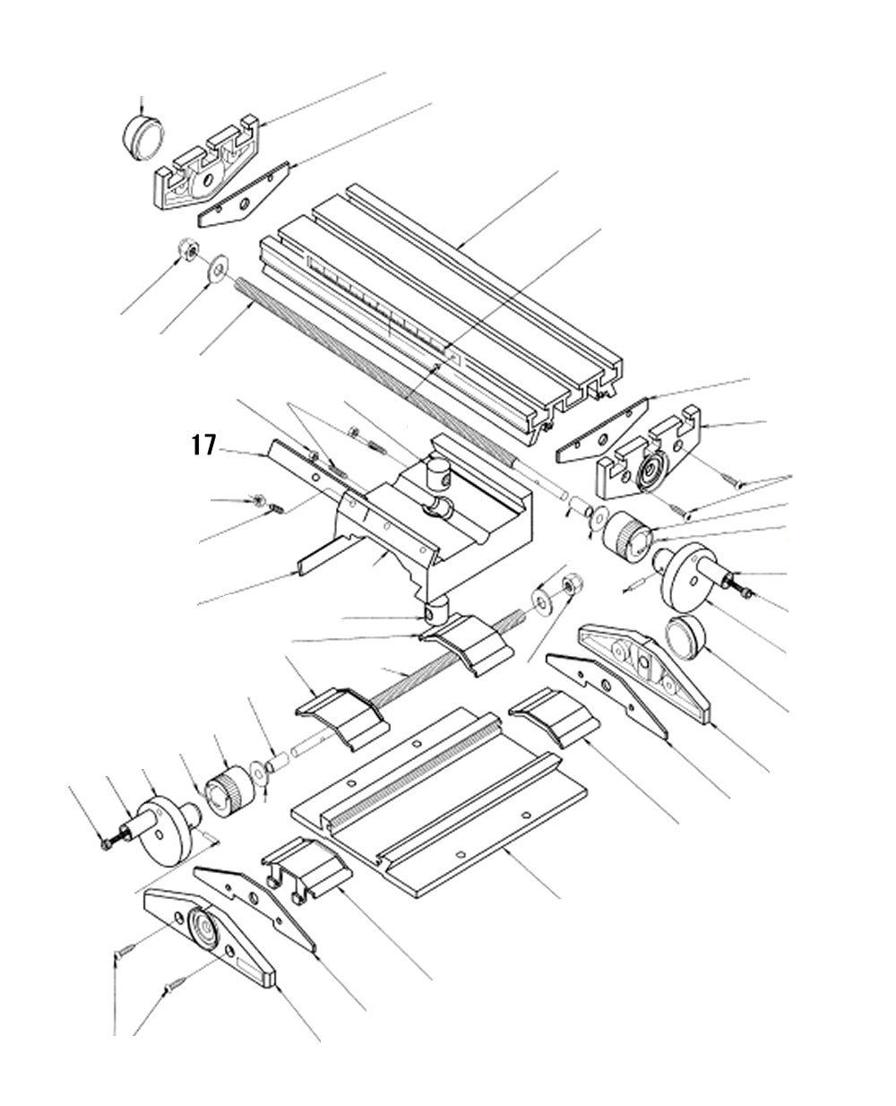 PROXXON 27110-17 Justierplatte oben für Micro-Fräse MF 70