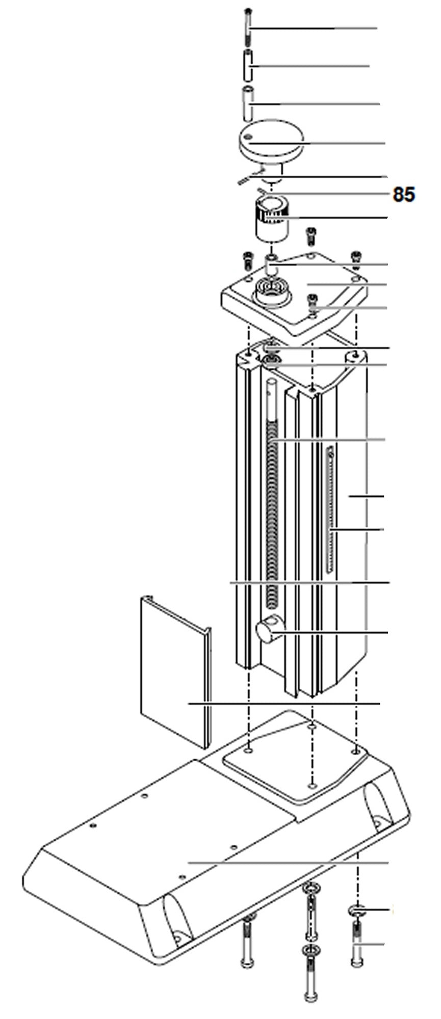 PROXXON 27110-85 Feder für Skalenring für Micro-Fräse MF 70