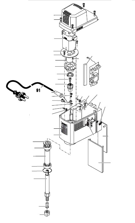 PROXXON 27110-91 Netzleitung für Micro-Fräse MF 70