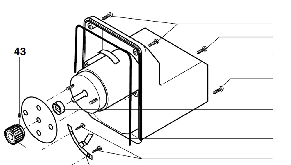 PROXXON 27172-43 Madenschraube für Bandsäge MBS240/e