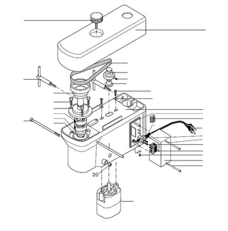 PROXXON 28128-20 Mutter für Tischbohrmaschine TBM220