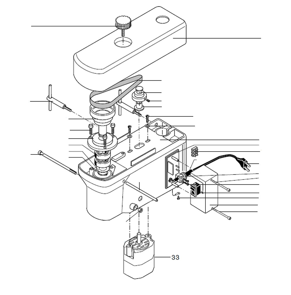PROXXON 28128-33 Motor für Tischbohrmaschine TBM220
