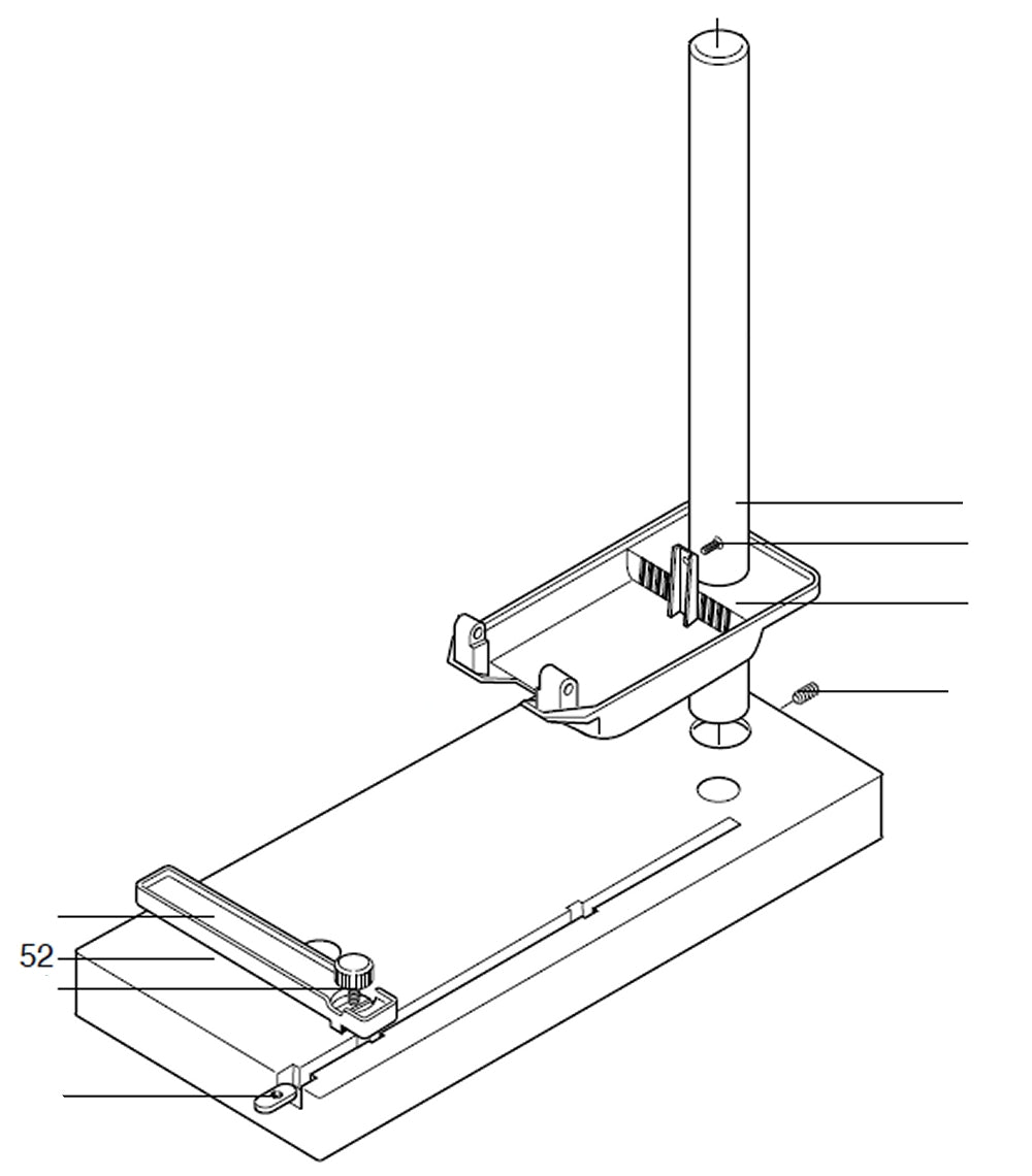 PROXXON 28128-52 Bohrtisch für Tischbohrmaschine TBM220