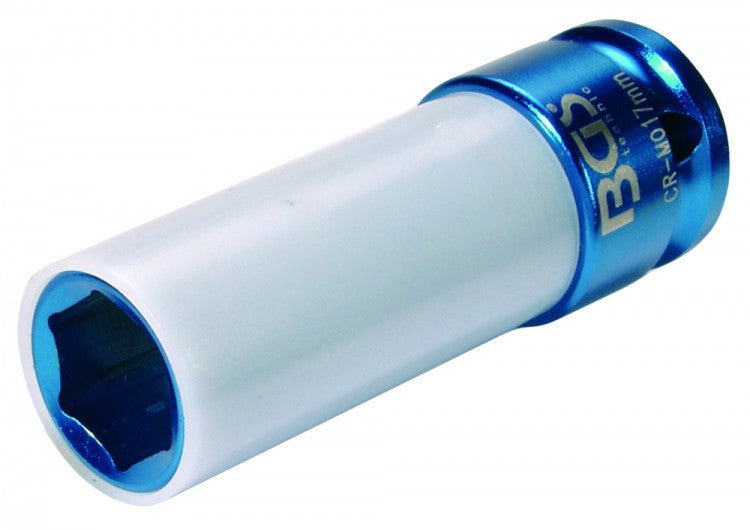 BGS 7201 IMPACT Nuss für Radmutter mit Schoneinsatz 17mm Antrieb 12,mm (1/2")