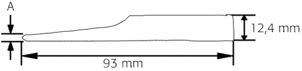 RODCRAFT 605814 Sägeblatt für Karosseriesäge Länge 93mm 14 Zähne/Zoll - 8951011519