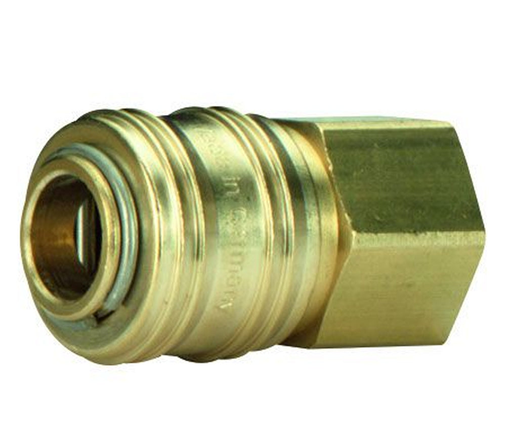 RODCRAFT AM005 Kupplung mit Gewinde BSP 3/8" Innengewinde Messing FEMALE