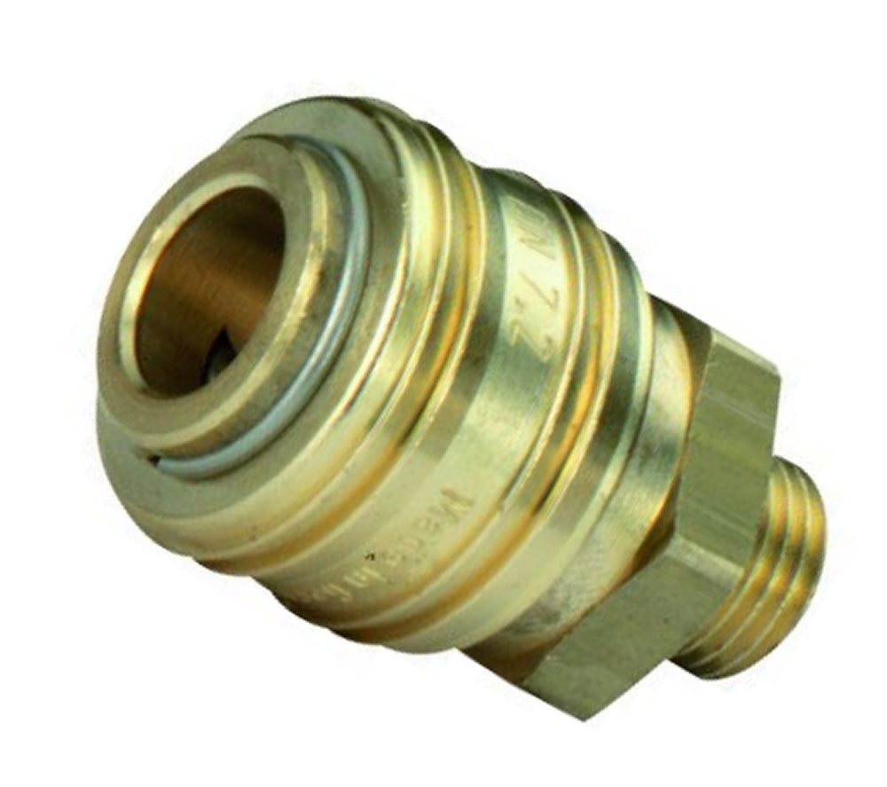 RODCRAFT AM001 Kupplung mit Gewinde BSP 1/4" Aussengewinde Messing MALE
