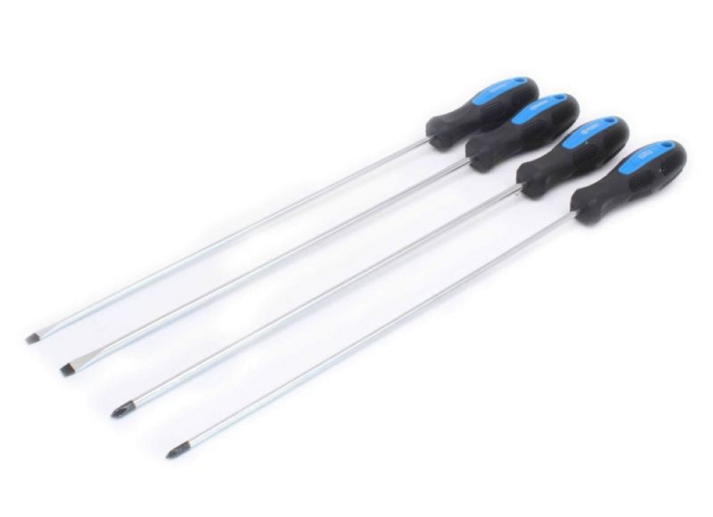SATRA S-4SSG Set von 4 langen Schraubendrehern Gesamtlänge 435mm