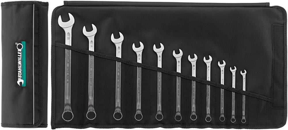 STAHLWILLE 14/15 Satz Ring-Maulschlüssel LANG OPEN-BOX - SW 6-32mm - 96401004