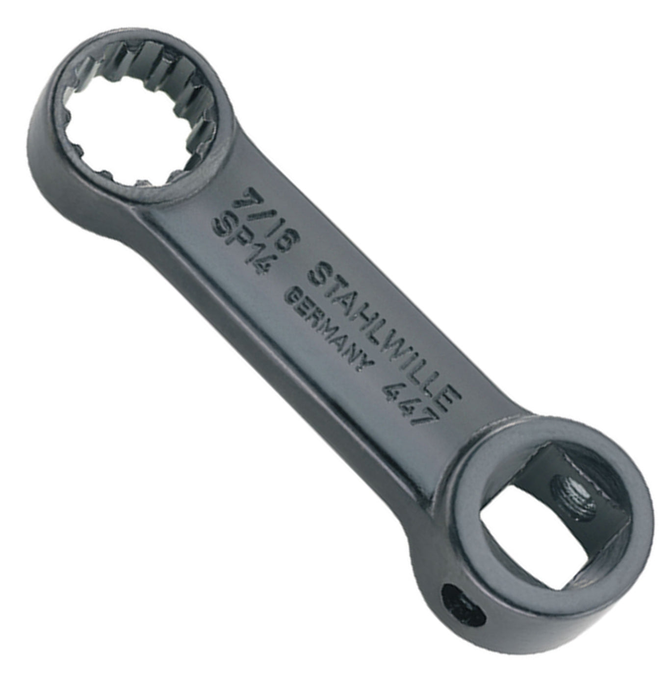 STAHLWILLE 447aSP 1/2" Spline-Drive Adapter Antrieb 10mm (3/8") - 02480032