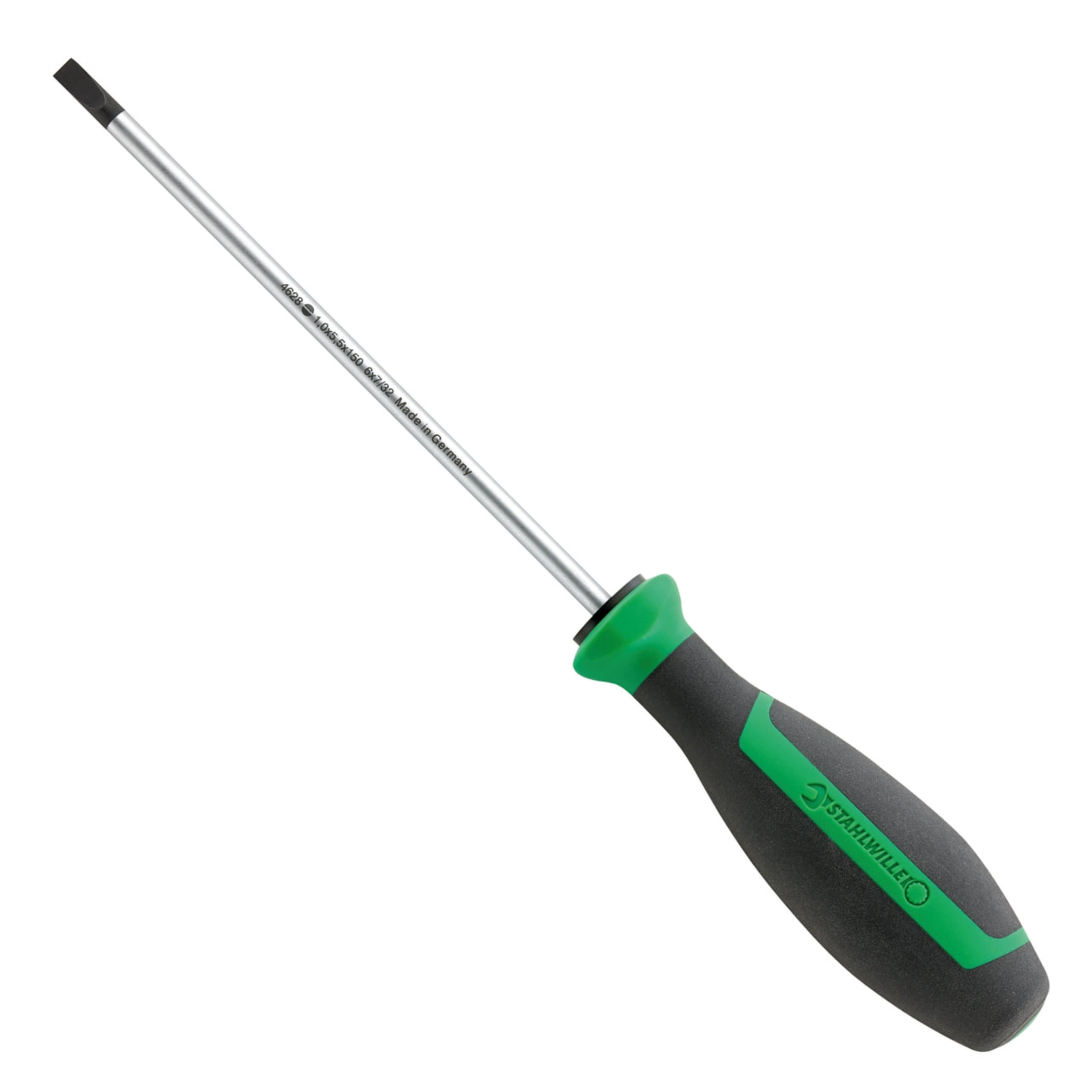 STAHLWILLE 4628 Elektriker Schlitzschraubendreher Gr.4 DRALL+ - 46283040
