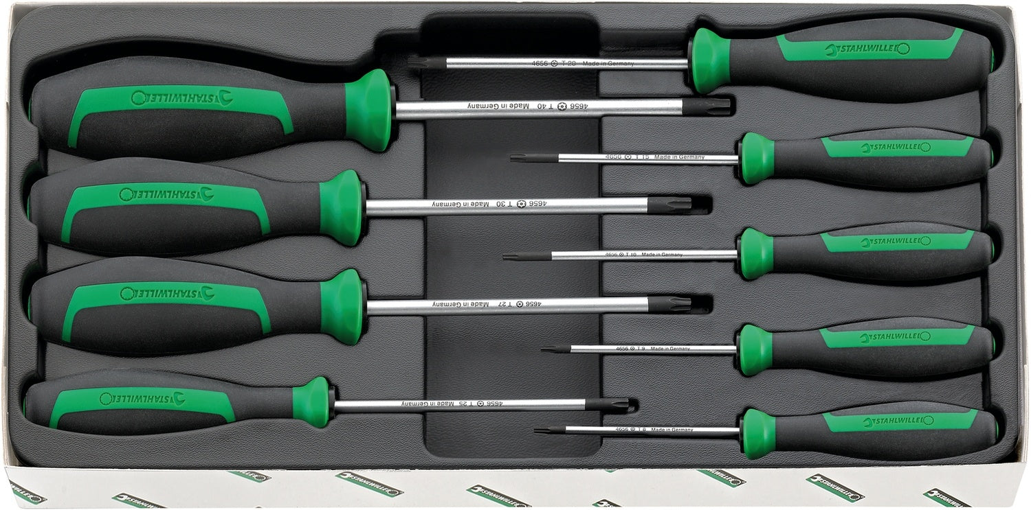 STAHLWILLE 4699 Satz TORX Schraubendreher mit Bohrung DRALL+ 96469915