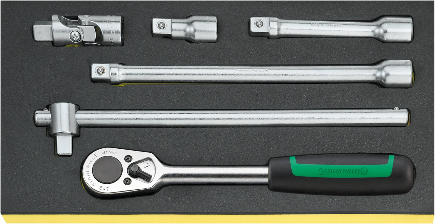 STAHLWILLE TCS 512/6 Einlage 6-teilig - Antrieb 12,5mm (1/2") - 83812029