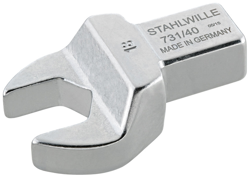STAHLWILLE 731/40 Schlüsselweite 32mm Maul Einsteckwerkzeug 14x18mm - 58214032