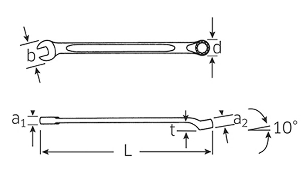 STAHLWILLE 14 Ring-Maulschlüssel OPEN-BOX LANG 18mm - 40101818