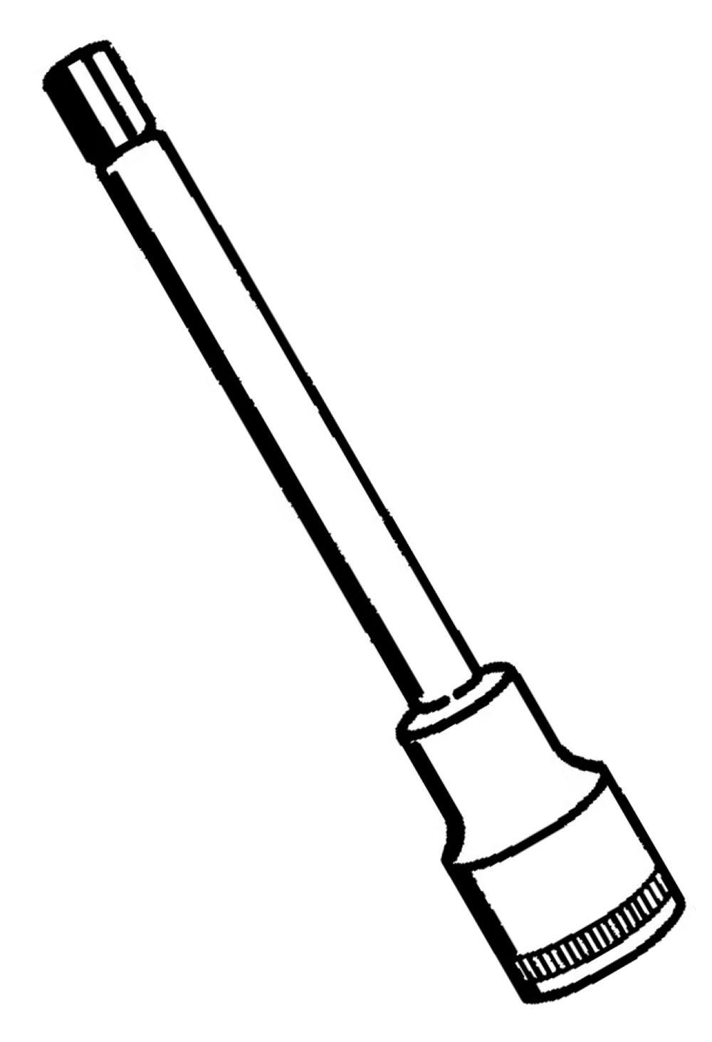 STAHLWILLE 2054TX TORX Schraubendrehereinsatz T45 Antrieb 12,5mm (1/2") - 03131445
