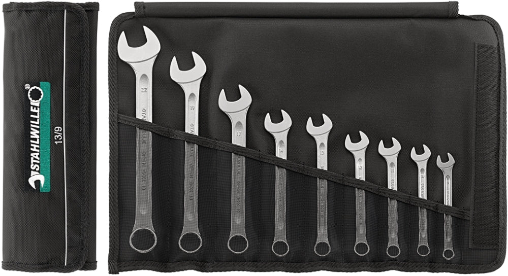 STAHLWILLE 13/17 Satz Ring-Maulschlüssel OPEN-BOX SW 6-22 mm - 96400804