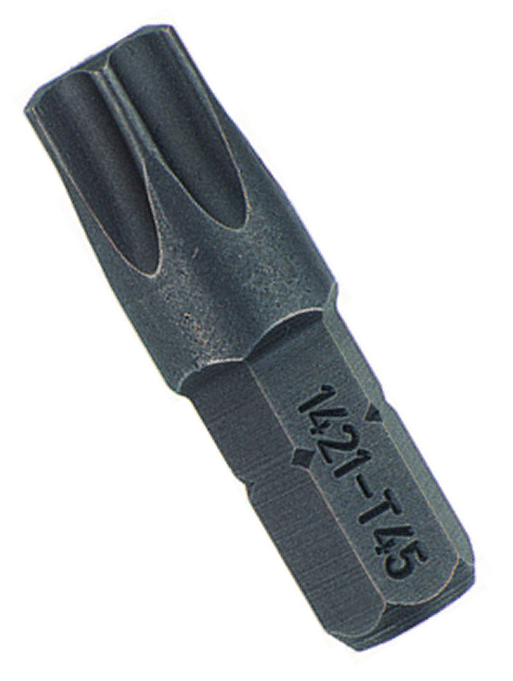 STAHLWILLE 1421 TORX Schraubendrehereinsatz Bit T45 ohne Bohrung C6,3 (1/4") - 08130045