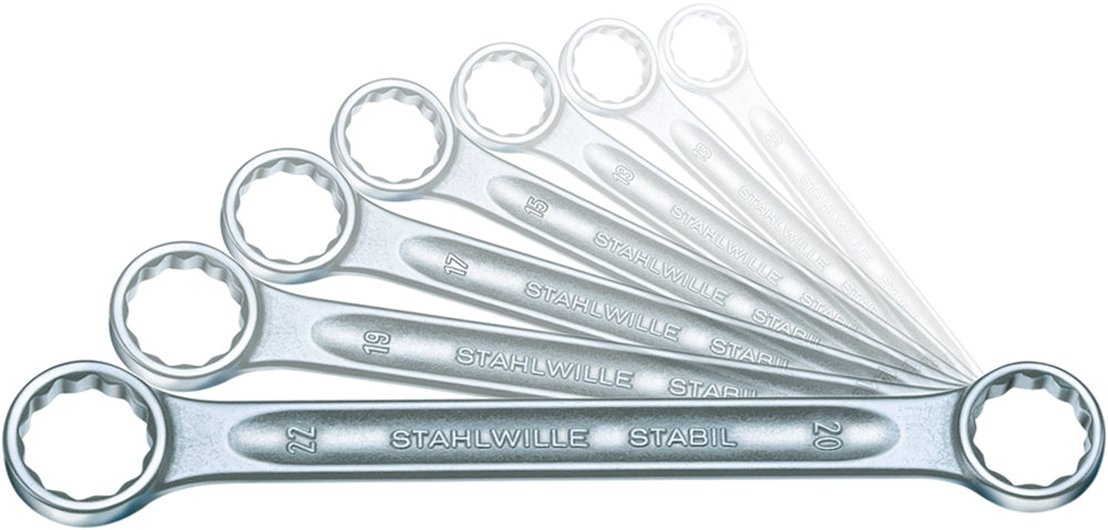 STAHLWILLE 21/10 Satz Doppelringschlüssel gerade 6-32mm - 96410501