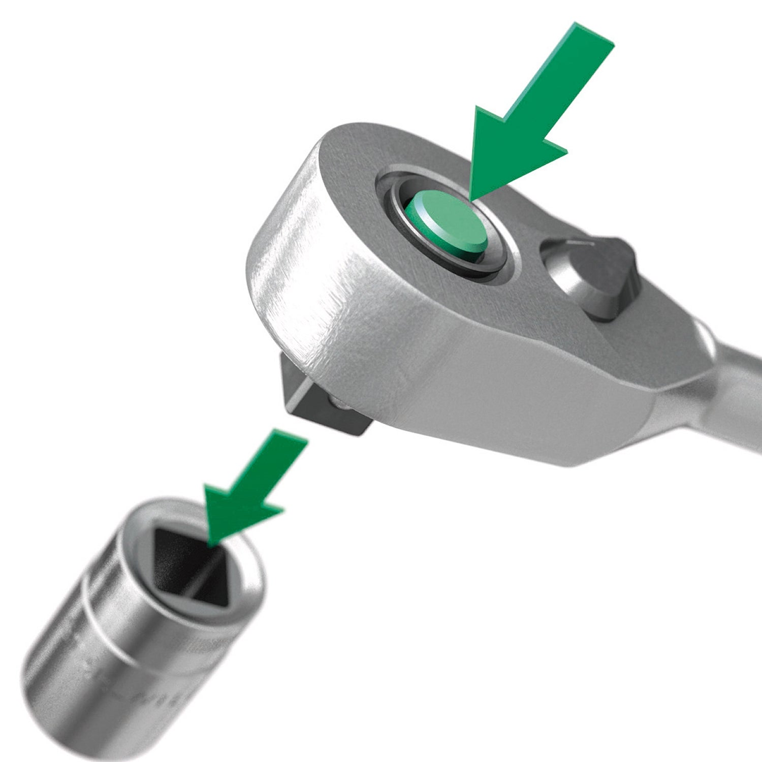 STAHLWILLE 415QR QuickRelease Knarre Ratsche Antrieb 6,3mm (1/4") - 11111020
