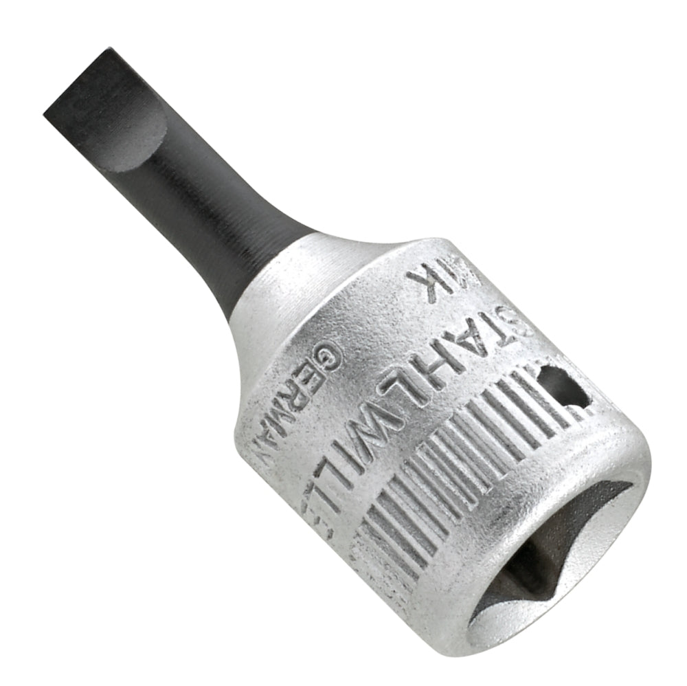 STAHLWILLE 41K Steckschlüsseleinsatz Schlitz 1,2x8mm Antrieb 6,3mm (1/4") - 01280012