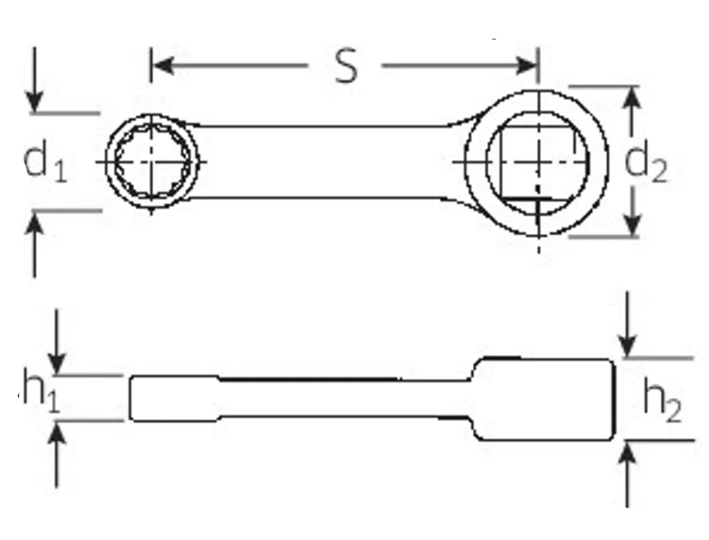 STAHLWILLE 447aSP 1/2" Spline-Drive Adapter Antrieb 10mm (3/8") - 02480032