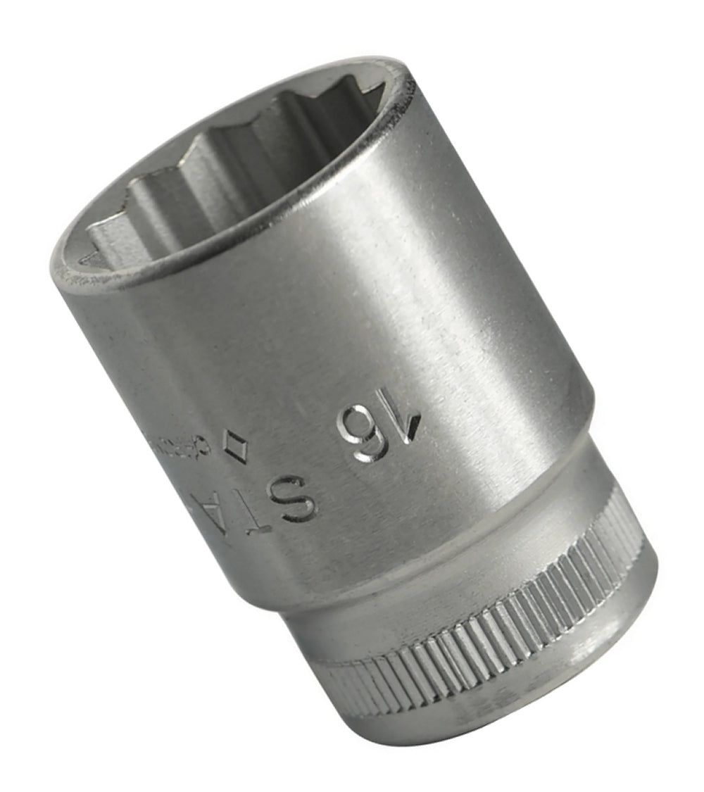 STAHLWILLE 45 Steckschlüsseleinsatz Schlüsselweite 16mm Antrieb 10mm (3/8")  - 02010016