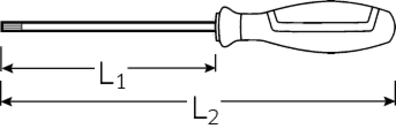 STAHLWILLE4 636 TORQ-SET® Schraubendreher DRALL+ 8mm - 46363008