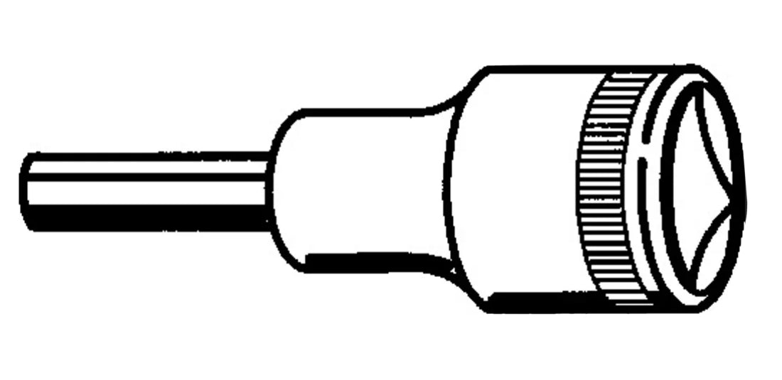 STAHLWILLE 49 4mm INHEX Einsatz kurz Antrieb 10mm (3/8") - 02050004