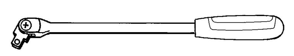 STAHLWILLE 504-2K/24 Gelenkgriff Länge 610mm Antrieb 12,5mm (1/2") - 13061024