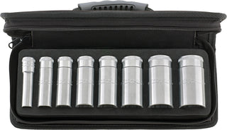 STAHLWILLE 51/8 Satz Steckschlüsseleinsätze Nüsse lang 13-32mm Antrieb 12,5mm (1/2") - 96030212