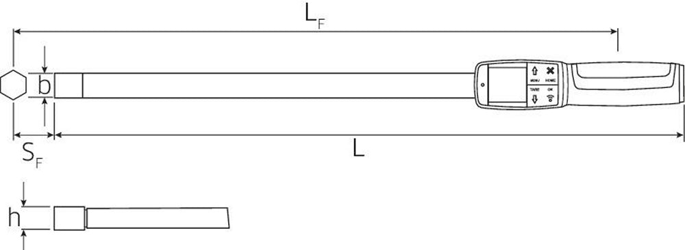 STAHLWILLE 714/6 Drehwinkel Drehmomentschlüssel MANOSKOP® Aufnahme Einsteckwerkzeuge 6-60 Nm - 96500906