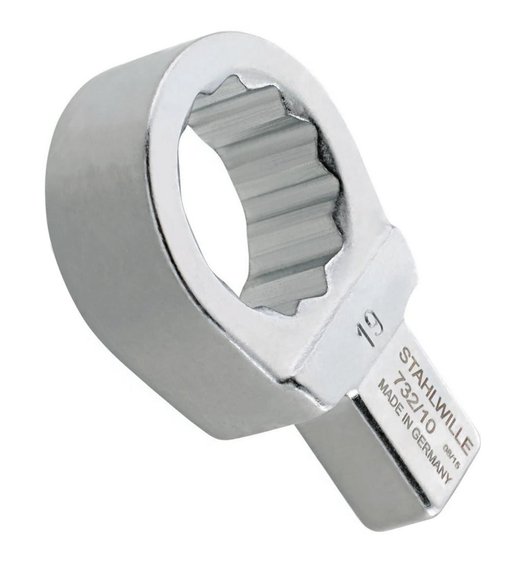 STAHLWILLE 732/10 Schlüsselweite 22mm Ring Einsteckwerkzeug 9x12mm - 58221022